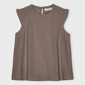 Care By Me Laura Leaf Top - Brown
